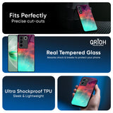 Colorful Aura Glass Case for IQOO Z9s Pro 5G