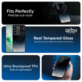 Black Aura Glass Case for IQOO Z9s Pro 5G