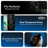 Golden Owl Glass Case for IQOO Z9s Pro 5G