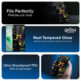 Astro Glitch Glass Case for Vivo Y300 5G