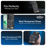 Skeleton Inside Glass Case for IQOO Z9s Pro 5G