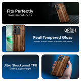 Timber Printed Glass Case for IQOO Z9s Pro 5G