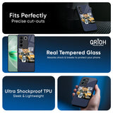 Adventurous Bear Glass Case for IQOO Z9s Pro 5G