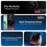 Heart Rain Fall Glass Case For Vivo Y300 5G