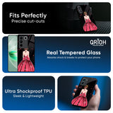 Fashion Princess Glass Case for IQOO Z9s Pro 5G