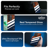 Bold Stripes Glass Case for IQOO Z9s Pro 5G