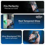 Marble Ink Abstract Glass Case for IQOO Z9s Pro 5G