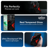 Modern Camo Abstract Glass Case for IQOO Z9s Pro 5G