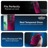 Pink Burst Glass Case for Vivo Y300 5G