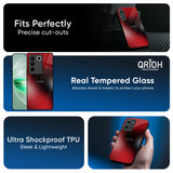 Red Garnet Glass Case for Vivo Y300 5G