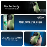 Green Tornado Glass Case for Vivo Y300 5G