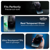 Black Obsidian Glass Case for IQOO Z9s Pro 5G