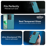 Oceanic Turquiose Glass Case for Vivo Y300 5G