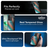 Melted Emerald Glass Case for Vivo Y300 5G