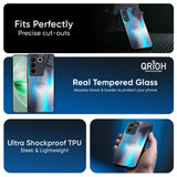 Blue Swan Shadow Glass Case for Vivo X200 Pro 5G