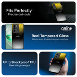 Yellow Shadow Glass Case for Vivo X200 Pro 5G