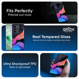 Colorful Fluid Glass Case for Vivo Y300 5G