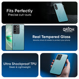 Arctic Blue Glass Case For Vivo Y300 5G