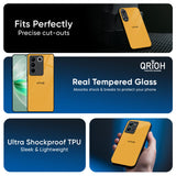 Fluorescent Yellow Glass case for IQOO Z9s Pro 5G