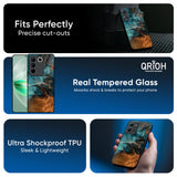 Golden Splash Glass Case for IQOO Z9s Pro 5G