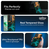 Watercolor Wave Glass Case for IQOO Z9s Pro 5G