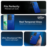 Egyptian Blue Glass Case for IQOO Z9s Pro 5G