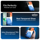 Wavy Color Pattern Glass Case for IQOO Z9s Pro 5G