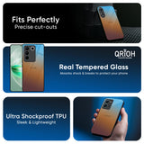 Rich Brown Glass Case for IQOO Z9s Pro 5G