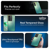 Dusty Green Glass Case for Vivo Y300 5G