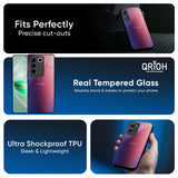 Multi Shaded Gradient Glass Case for IQOO Z9s Pro 5G