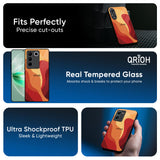 Magma Color Pattern Glass Case for IQOO Z9s Pro 5G