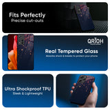 Falling Stars Glass Case For Redmi Note 14 5G