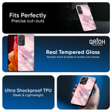 Diamond Pink Gradient Glass Case For Redmi Note 14 Pro Plus 5G