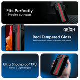 Vertical Stripes Glass Case for Mi 14 CIVI