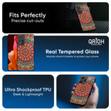 Elegant Mandala Glass Case for Redmi Note 14 Pro Plus 5G