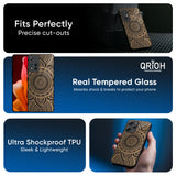 Luxury Mandala Glass Case for Redmi Note 14 Pro Plus 5G