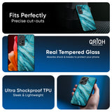 Ocean Marble Glass Case for Redmi Note 14 Pro Plus 5G