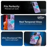 Alcohol ink Marble Glass Case for Mi 14 CIVI