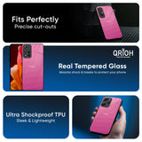 Pink Ribbon Caddy Glass Case for Redmi Note 14 Pro Plus 5G