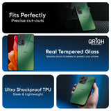 Green Grunge Texture Glass Case for Redmi Note 14 5G