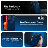 Royal Navy Glass Case for Redmi Note 14 5G