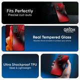 Red Garnet Glass Case for Redmi Note 14 Pro Plus 5G