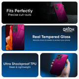 Purple Ombre Pattern Glass Case for Mi 14 CIVI