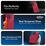 Solo Maroon Glass case for Redmi Note 14 5G