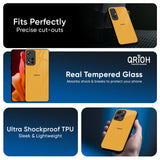 Fluorescent Yellow Glass case for Redmi Note 14 5G