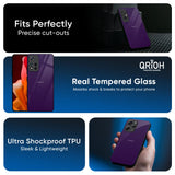 Dark Purple Glass Case for Mi 14 CIVI