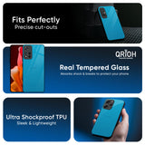 Blue Aqua Glass Case for Mi 14 CIVI