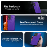 Amethyst Purple Glass Case for Mi 14 CIVI