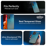 Sea Theme Gradient Glass Case for Redmi Note 14 5G