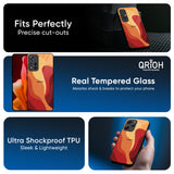 Magma Color Pattern Glass Case for Mi 14 CIVI